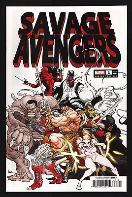 SAVAGE AVENGERS #1 Andrews 1:50 Variant NM • $18