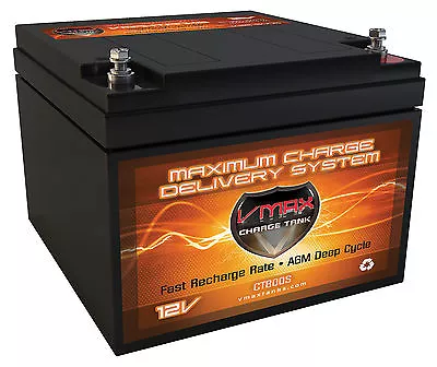 VMAX800S Golf Cart High Degree Navigator MC501R Comp. 12V 28Ah AGM VMAX Battery • $89.93