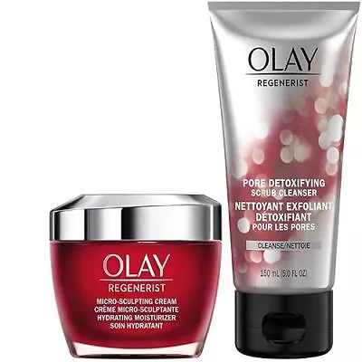 Olay Face Wash Regenerist Advanced Anti-Aging Pore Scrub Cleanser 5.0 Oz And ... • $39.58