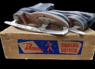 Vintage New Old Stock Ice Skates Size 8 In Original Box Skating Hockey Mens • $73.58