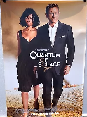 Original James Bond QUANTUM OF SOLACE ADVANCE Movie Poster - DANIEL CRAIG - NEW • $15