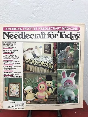 $3.45 • Buy Needlecraft For Today Mar/April 1981 Magazine Quilting Crochet Sewing Embroidery