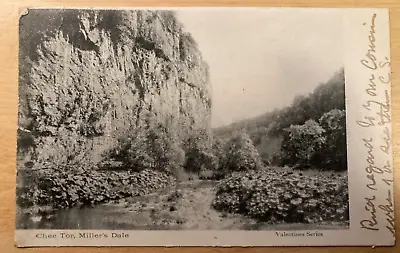 Chee Tor Millers Dale  Derbyshire: Edwardian Postcard Circa 1903 • £3