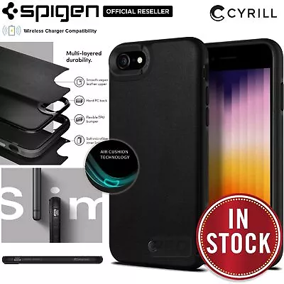 $29.99 • Buy For Apple IPhone SE 3rd Gen 2022 2020 8 7 Case SPIGEN Cyrill Leather Brick Cover