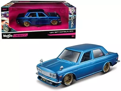 Maisto Design Tokyo Mod 1971 Datsun 510 1/24 Diecast Car 32527 • $11.89