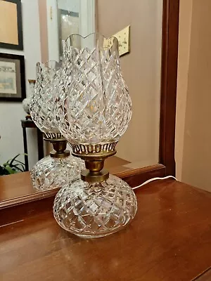 Waterford Crystal Hurricane Lamp • $195