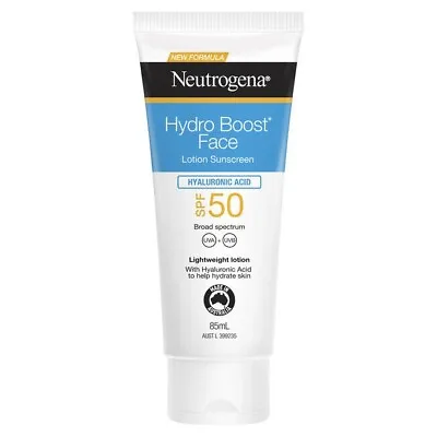 Neutrogena Hydro Boost Face Lotion Sunscreen SPF50 85mL • $20.21