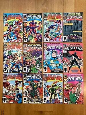 Marvel Super Heroes Secret Wars #1 - 12  Full Run  Marvel 1984  • £150
