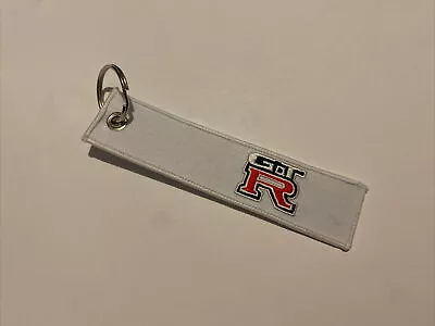 Nissan GTR Embroidered Double Sided Key Chain • $6