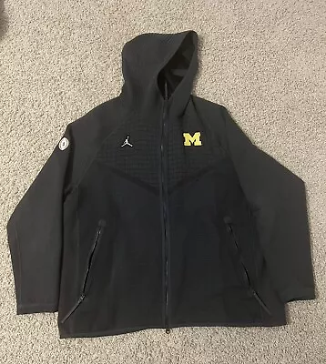 2022 Michigan Wolverines Jordan Tech Pack CFP Playoff Media Jacket- Men's Sz 2XL • $400