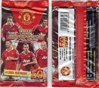 £1.50 • Buy Manchester United 2011  Adrenalyn Xl  Base / Basic  Cards  1 To 80 Choose