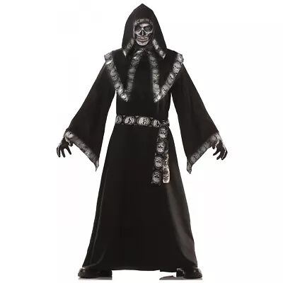 Grim Reaper Costume Adult Halloween Fancy Dress • $38.06
