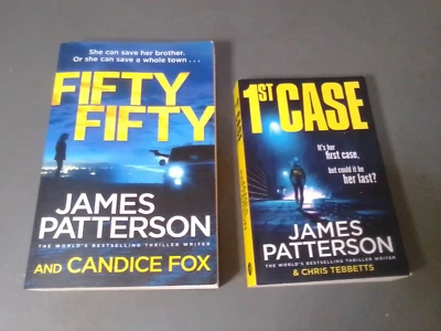 $5.50 • Buy James Patterson Books X2. 1st Case,Fifty Fifty. Crime Thriller