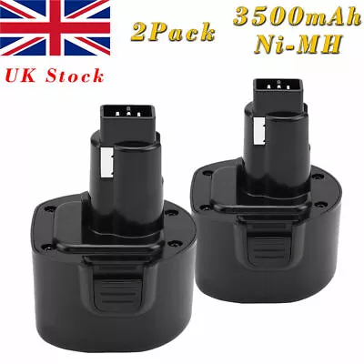 2x 3.5AH 9.6V Ni-MH Battery For Dewalt DW9061 DW9062 DW9061 DE9036 DE9061 DE9062 • £27.89