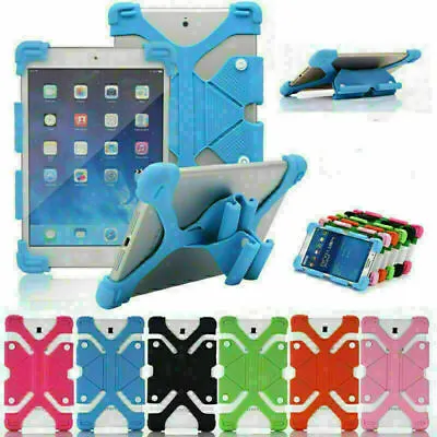 For 7.9  8  Inch Tablet Universal Kids Silicone Bracket Back Case Flexible Cover • $11.99