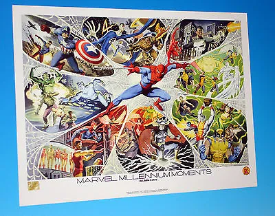 Marvel Millenium Moments Lithograph Rubinstein Estes Smith Comics Spider-Man • $29.95