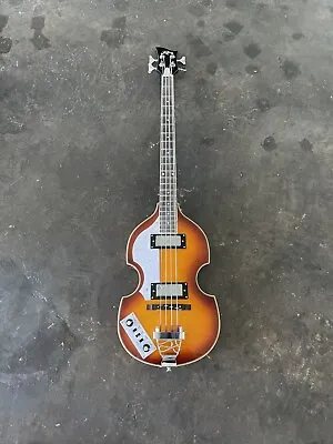 Rogue VB100LH Left-Handed Violin Bass Guitar Vintage Sunburst • $150