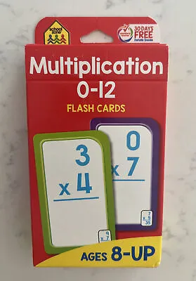 Multiplication Flash Cards 0-12 Flash Cards Elementary Grade Math For Ages 8+ • $6.99