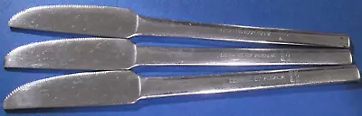 3 X VTG ALITALIA AIRLINES AIRWAYS FLIGHT SERVICE SOLID HANDLE KNIFES PINTI ITALY • $18.75