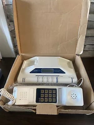 Rare Vtg 80’s Ultronic Corded Desk Nightstand Home Phone W/ Digital Alarm Clock • $29.99