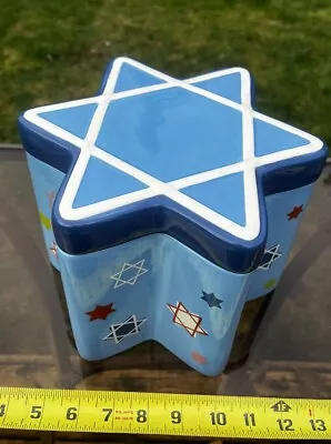 Star Of David Cookie Jar - Target Brand 2009 RARE Hanukkah • $79.99