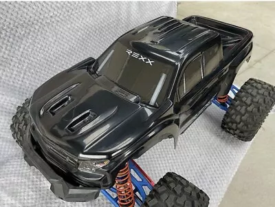 REXX RC - Tough ABS Body Shell / Suit Traxxas X Maxx - Black • $69