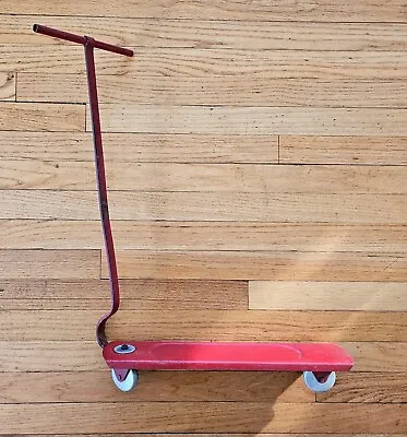 Vintage EASY-WAY Red Metal Scooter! • $69.99