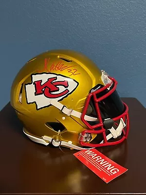 Marcus Allen Autographed Chiefs Flash Authentic Full-Size Football Helmet - BAS • $132.50