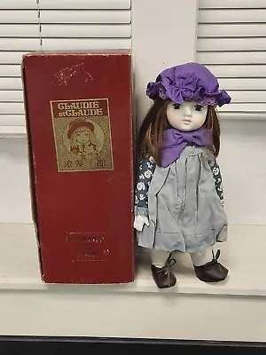 CLAUDIE ET CLAUDE Doll Porcelain Plays Music Wind-up Key Original Box Giraud • $39.49