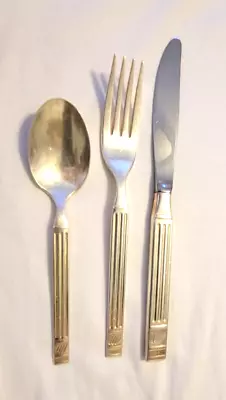 Vintage Collectible UNITED AIRLINES Silver Plate In Flight Flatware ONEIDA • $13.45