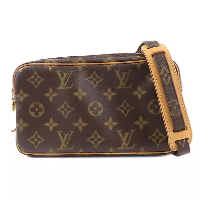 Auth Louis Vuitton Monogram Pochette Marly Bandouliere M51828 Used • £641.20