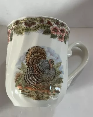 Queen's Myott Factory Archive Illustrations Thanksgiving Mug Set Of 3 EUC • $35.99