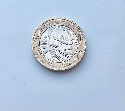£2 Coin Olympic Games Handover London To Rio (2012)  Rare Circulated • £7
