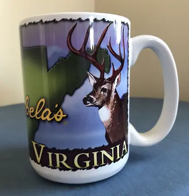 Cabela's West Virginia Hunting Fishing Coffee Mug 14 Oz Hunting Fishing • $11.50
