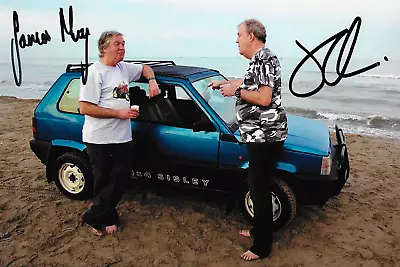 Jeremy Clarkson & James May Top Gear Presenters Signed Photograph *With COA* • £35