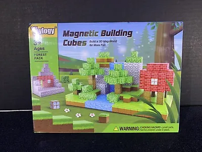 Magnetic Blocks-Build Mine Magnet World Edition 48 Pieces Forest Pack • $28