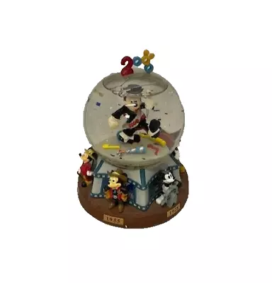 Disney Mickey Mouse Millennium As Time Goes BY Water Globe Music Box • $31.50