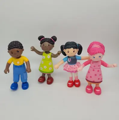R HABA Little Friends Bending Bendy Dolls LOT Of 4 Figures Children VGUC • $39.99
