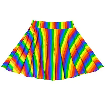 £5.99 • Buy Kids Girls Rainbow Skater Skirt  Multi Color Ballet Dance Summer Wear Tutu Skirt
