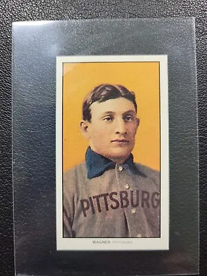 RARE Licensed REPRINT - 1909 T-206 HONUS WAGNER - PIEDMONT BACK (1995) • $2.99