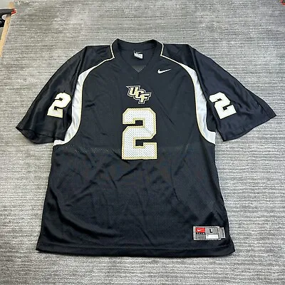 UCF Knights Nike Jersey Mens Large Black Gold Football #2 Collegiate NCAA • $50