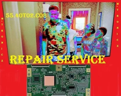 Repair Service Sony T-con Board T400hw01 V5 40to2-c06 55.40t02.c08 55.40t02.c03 • $18