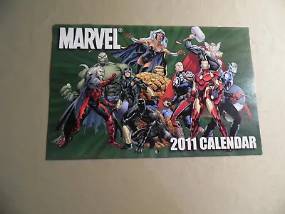 Marvel 2011 Calendar / Marvel Promotional Calendar / Free Domestic Shipping • $6.75