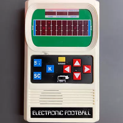 Vintage 2000 Mattel Classic Football Electronic Handheld Game Tested Works • $18.50