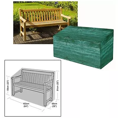 Heavy Duty Waterproof 3 Seat Seater Outdoor Garden Park Bench Cover Weatherproof • £7.95