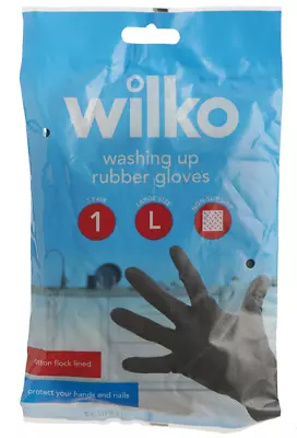 Wilko Washing Up Rubber Gloves Large • £7.30