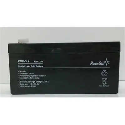 PowerStar PS-832-17 8V 3.2Ah Quantum Turbo Battery Replaces PS-832 • $40.37