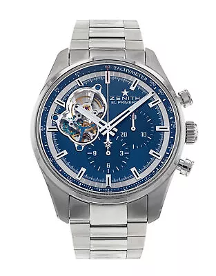 Zenith Chronomaster 03.20416.4061/51.M2040 Blue Dial Steel 42mm Watch • £5180