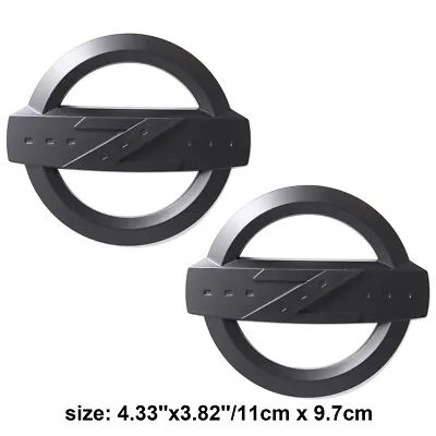 $16.88 • Buy 2x Black Z Emblem Car Front Rear Trunk ABS Badge For Fairlady 350Z 370Z Z33 34
