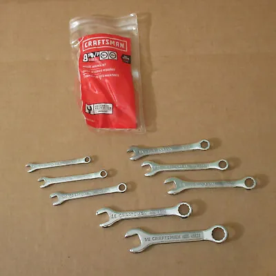 New CRAFTSMAN CMMT17997 Standard SAE Midget Ignition Mini Combination Wrench Set • $17.53